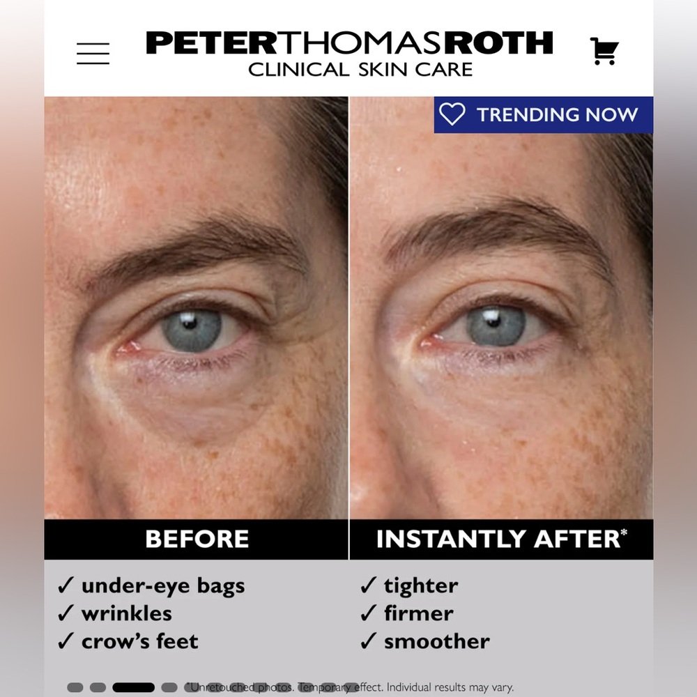 NEW Peter Thomas Roth Instant FirmX Eye Temporary Eye Tightener Cream 1 fl oz - Picture 5 of 5